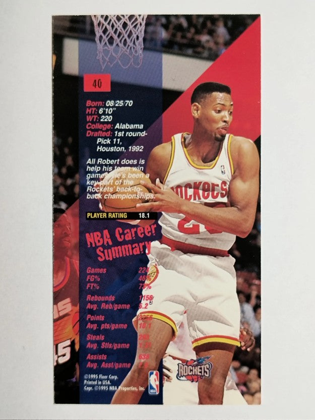 1995-96 Jam Session #40 Robert Horry