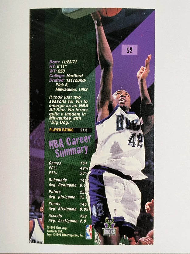 1995-96 Jam Session #59 Vin Baker