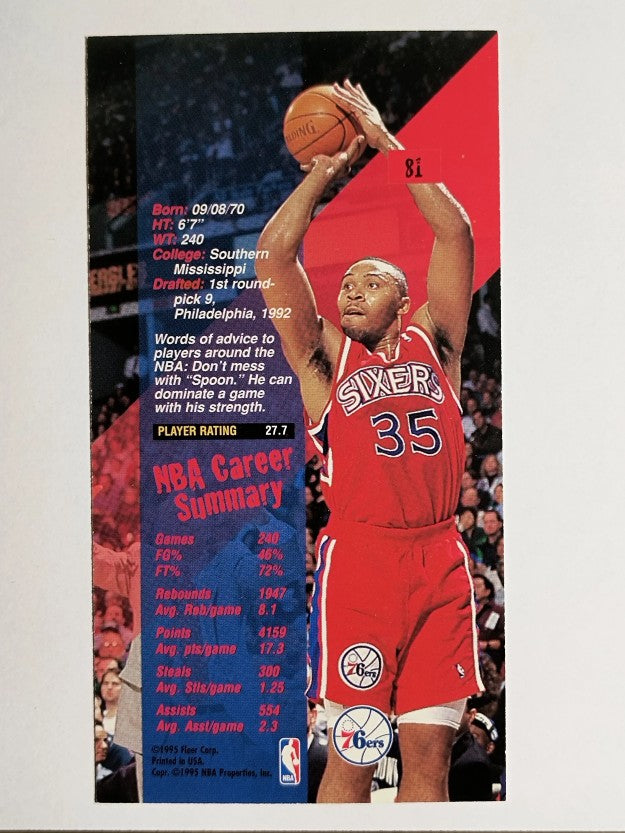 1995-96 Jam Session #81 Clarence Weatherspoon