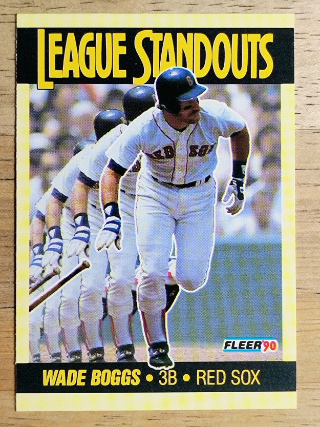 1990 Fleer League Standouts #5 Wade Boggs
