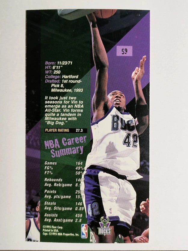 1995-96 Jam Session #59 Vin Baker