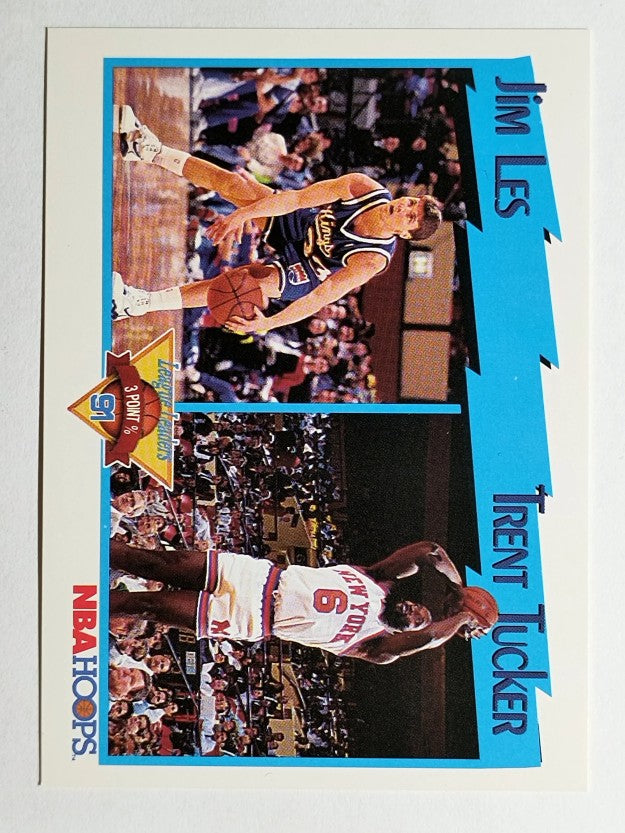 1991-92 Hoops #307 Jim Les/Trent Tucker LL
