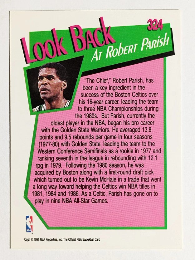 1991-92 Hoops #324 Robert Parish YB