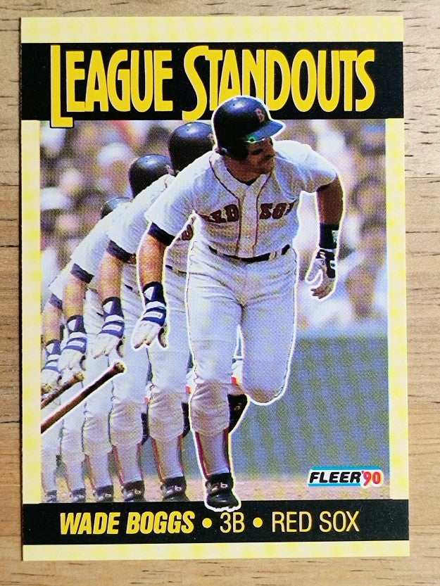 1990 Fleer League Standouts #5 Wade Boggs