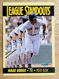 1990 Fleer League Standouts #5 Wade Boggs
