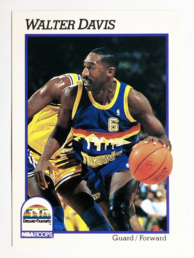 1991-92 Hoops #356 Walter Davis