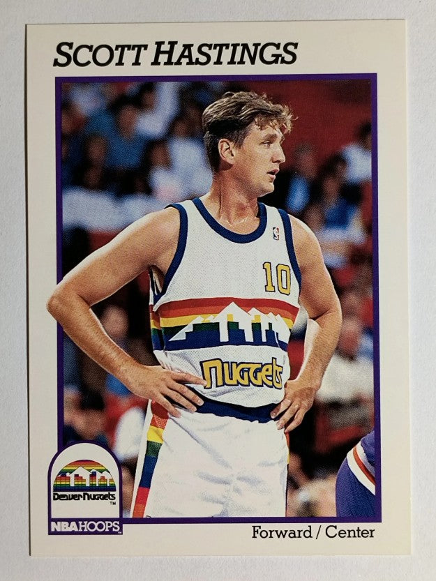 1991-92 Hoops #358 Scott Hastings