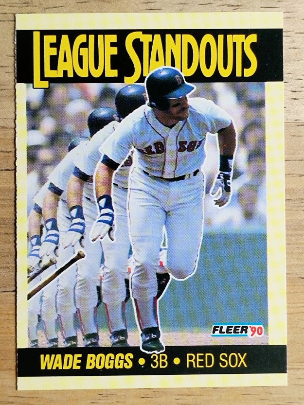 1990 Fleer League Standouts #5 Wade Boggs