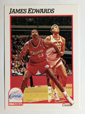 1991-92 Hoops #378 James Edwards