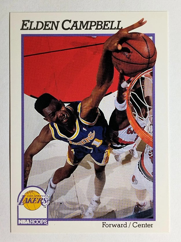 1991-92 Hoops #382 Elden Campbell