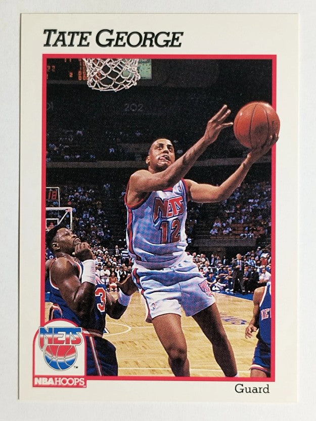 1991-92 Hoops #400 Tate George