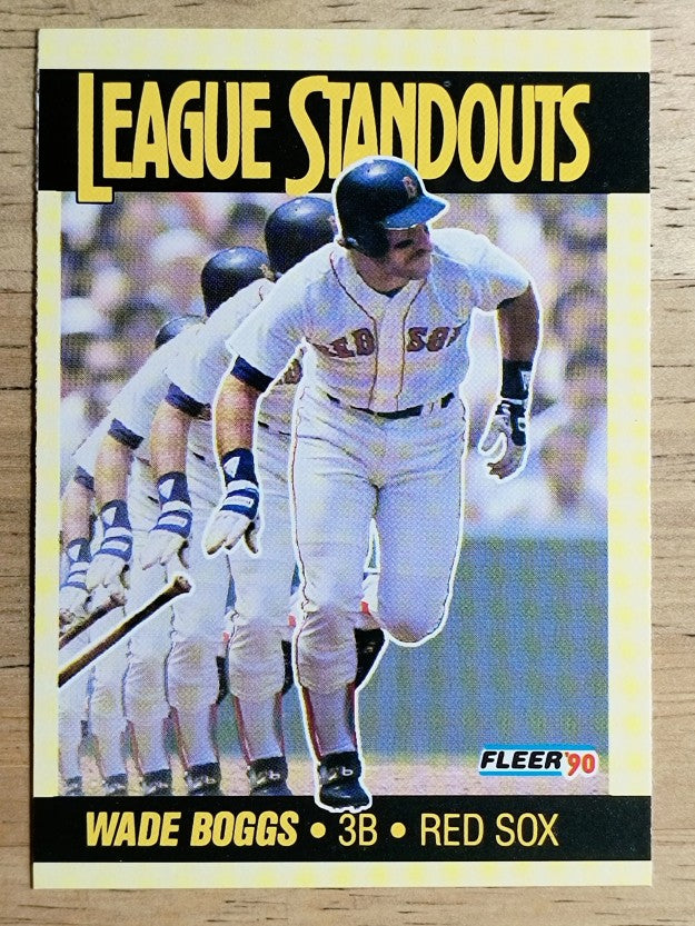 1990 Fleer League Standouts #5 Wade Boggs