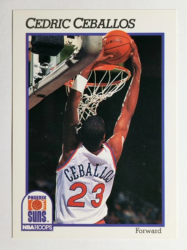 1991-92 Hoops #417 Cedric Ceballos