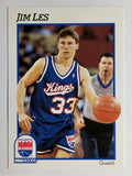 1991-92 Hoops #428 Jim Les RC
