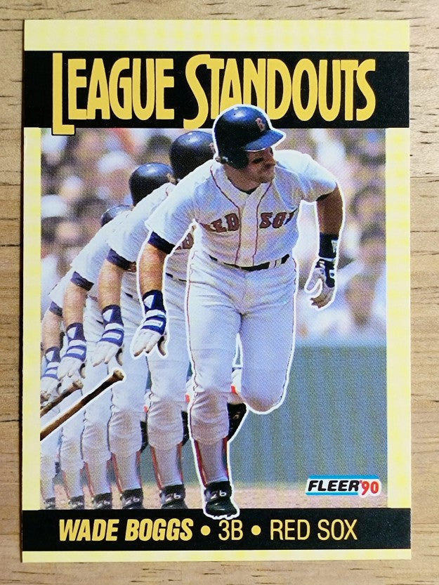 1990 Fleer League Standouts #5 Wade Boggs