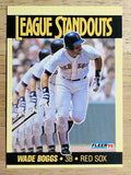 1990 Fleer League Standouts #5 Wade Boggs