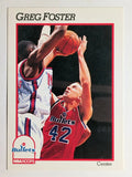 1991-92 Hoops #445 Greg Foster
