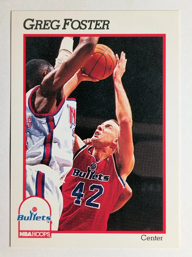 1991-92 Hoops #445 Greg Foster