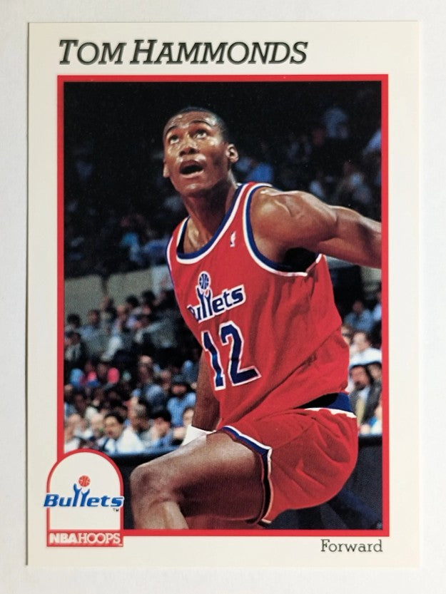 1991-92 Hoops #446 Tom Hammonds