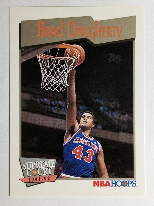 1991-92 Hoops #457 Brad Daugherty SC