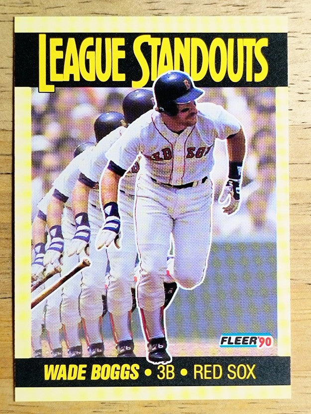 1990 Fleer League Standouts #5 Wade Boggs
