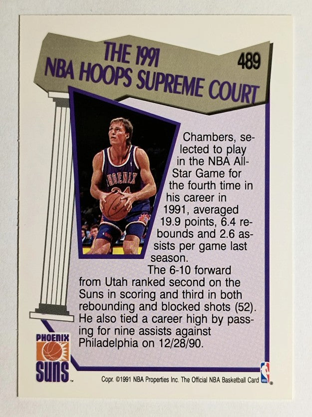 1991-92 Hoops #489 Tom Chambers SC