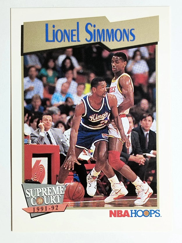 1991-92 Hoops #493 Lionel Simmons SC