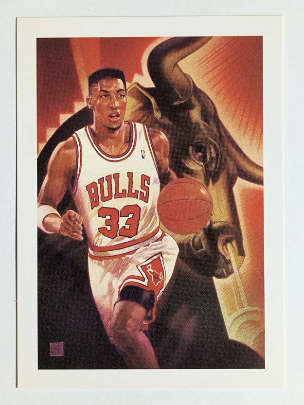 1991-92 Hoops #506 Scottie Pippen Art