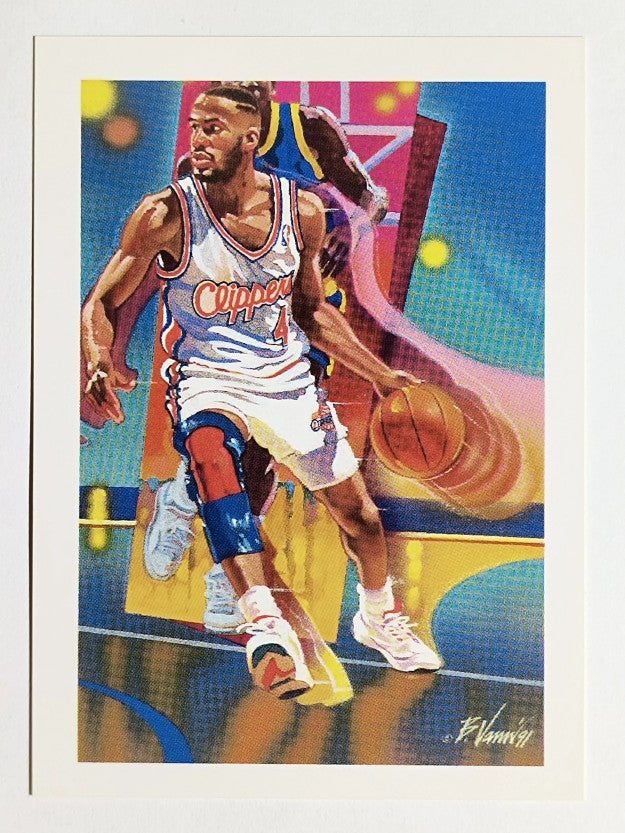 1991-92 Hoops #514 Ron Harper Art