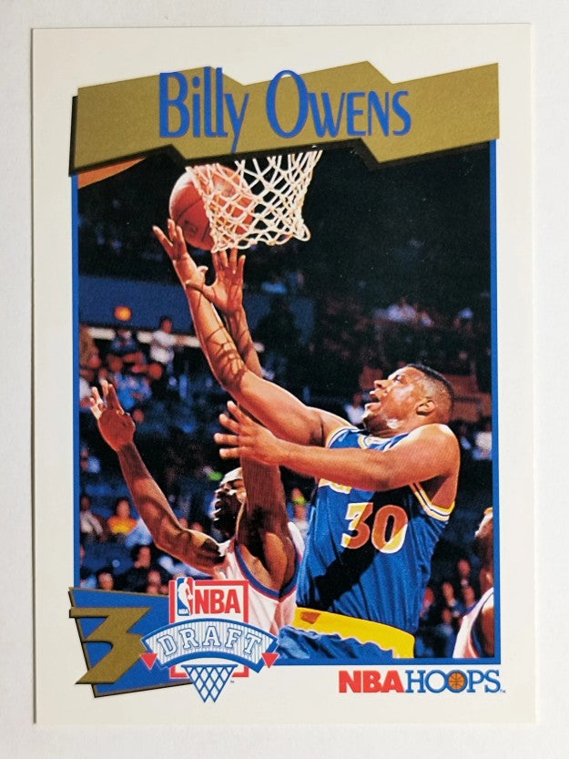 1991-92 Hoops #548 Billy Owens RC