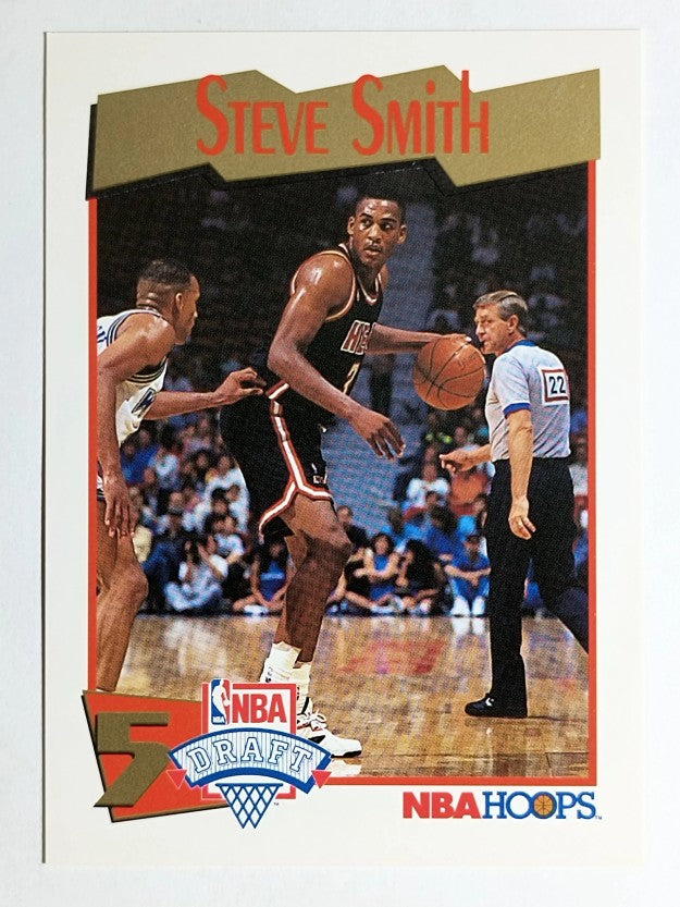 1991-92 Hoops #550 Steve Smith RC