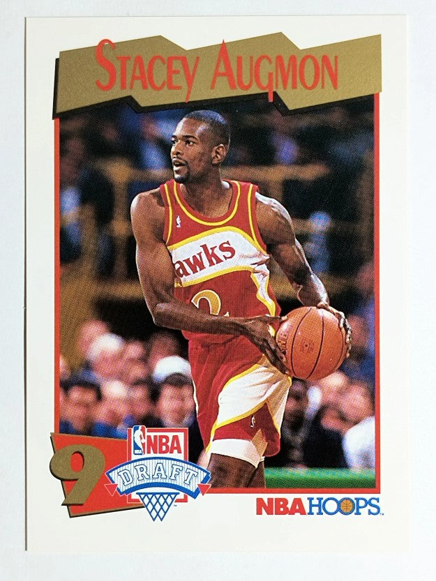 1991-92 Hoops #554 Stacey Augmon RC