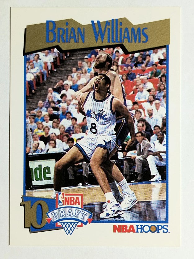 1991-92 Hoops #555 Brian Williams RC