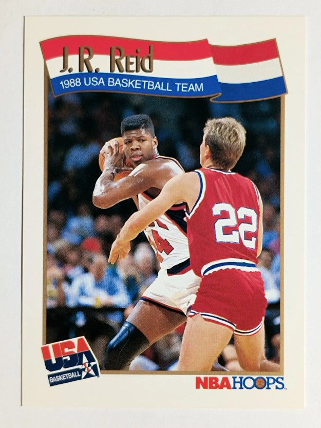 1991-92 Hoops #572 J.R. Reid USA