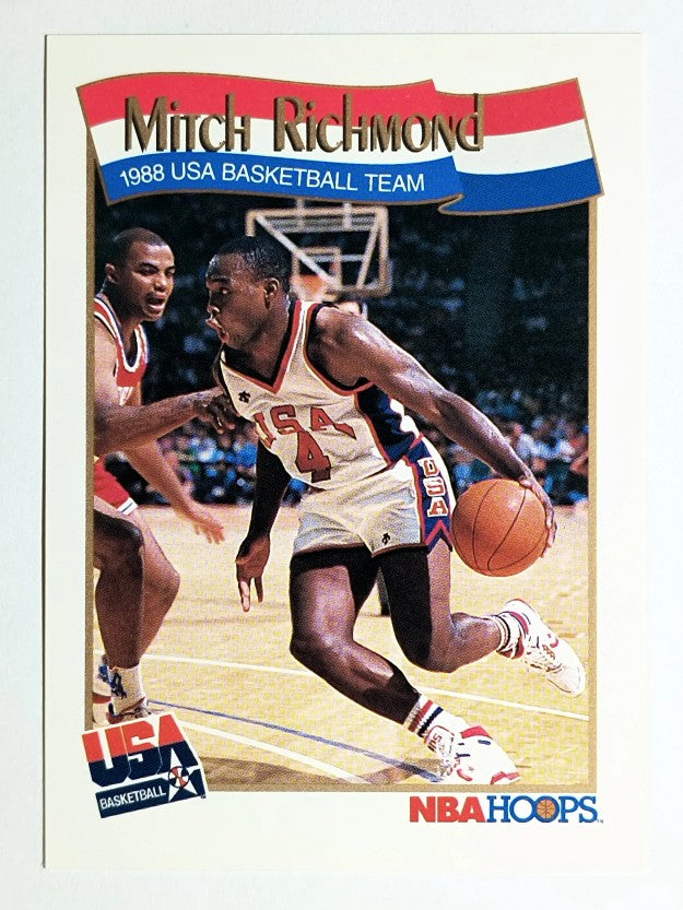 1991-92 Hoops #573 Mitch Richmond USA