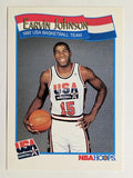 1991-92 Hoops #578 Magic Johnson USA (NM)