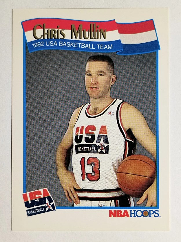 1991-92 Hoops #581 Chris Mullin USA
