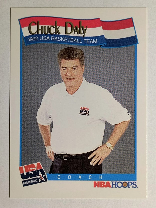 1991-92 Hoops #585 Chuck Daly CO USA