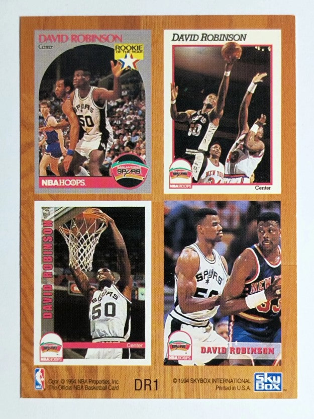 1993-94 Hoops #DR1 David Robinson/Commemorative 1989 Rookie Card