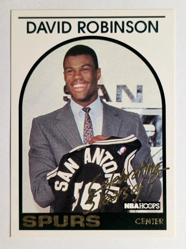 1993-94 Hoops #DR1 David Robinson/Commemorative 1989 Rookie Card