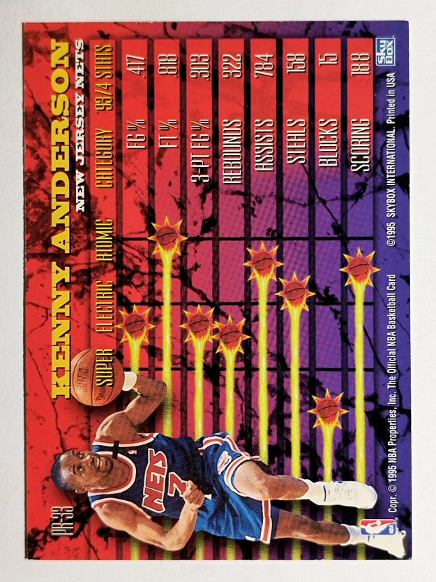 1994-95 Hoops Power Ratings #PR33 Kenny Anderson