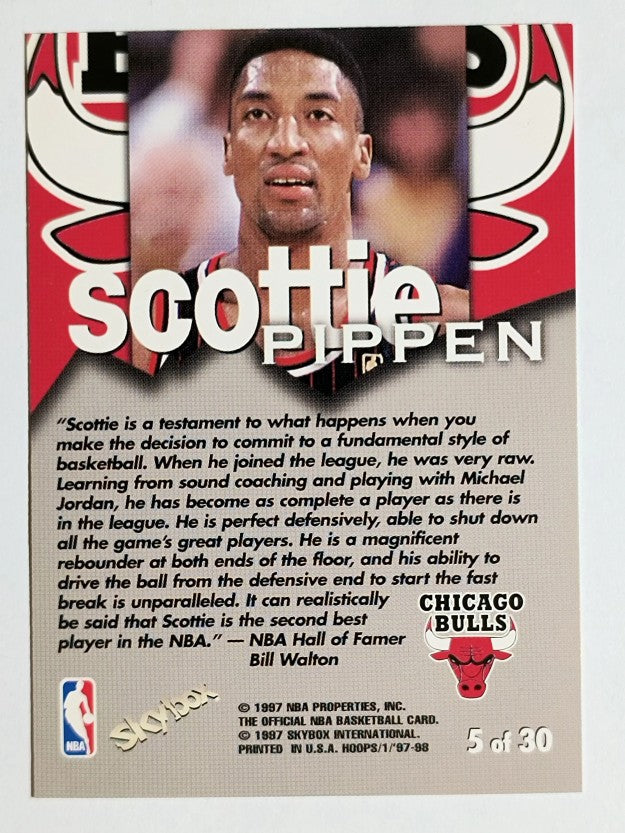 1997-98 Hoops Talkin' Hoops #5 Scottie Pippen