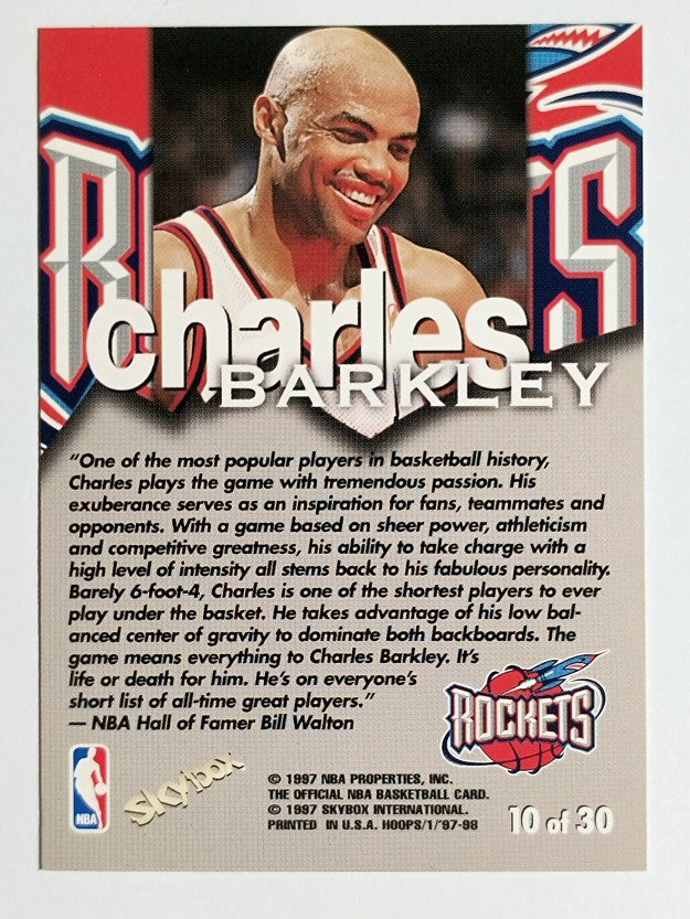 1997-98 Hoops Talkin' Hoops #10 Charles Barkley