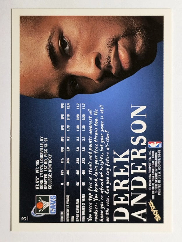 1998-99 Hoops #3 Derek Anderson