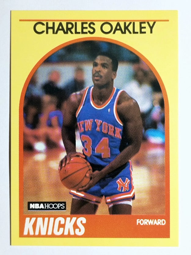 1990 Hoops 100 Superstars #66 Charles Oakley