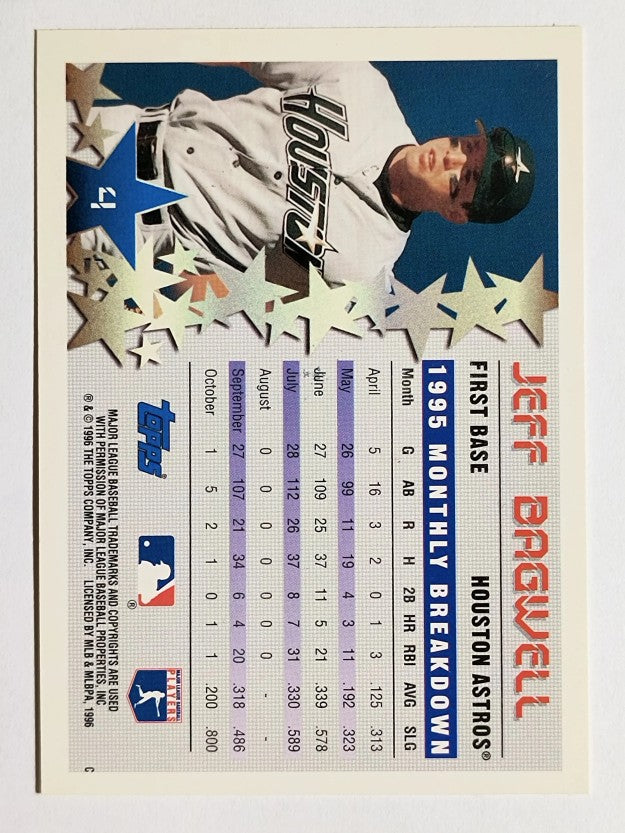 1996 Topps #4 Jeff Bagwell STP