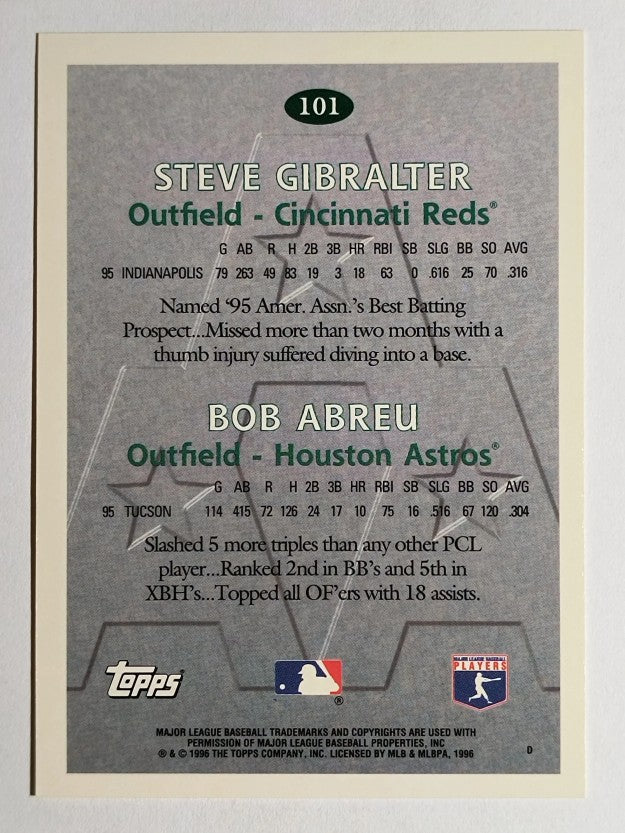 1996 Topps #101 Bob Abreu