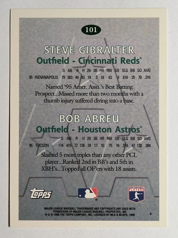 1996 Topps #101 Bob Abreu