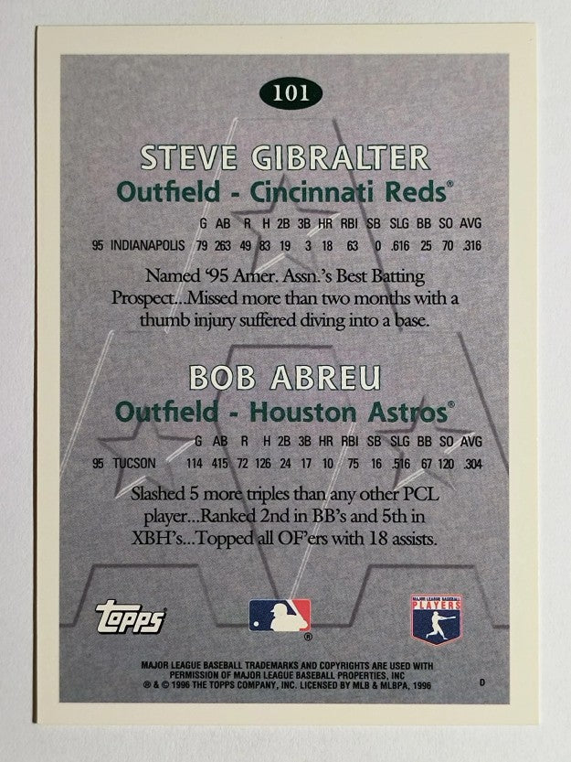 1996 Topps #101 Bob Abreu