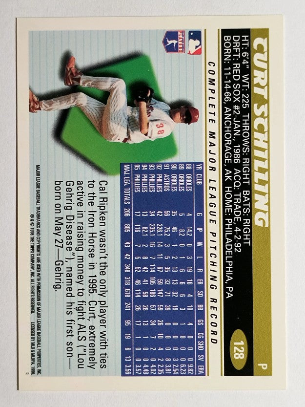 1996 Topps #128 Curt Schilling